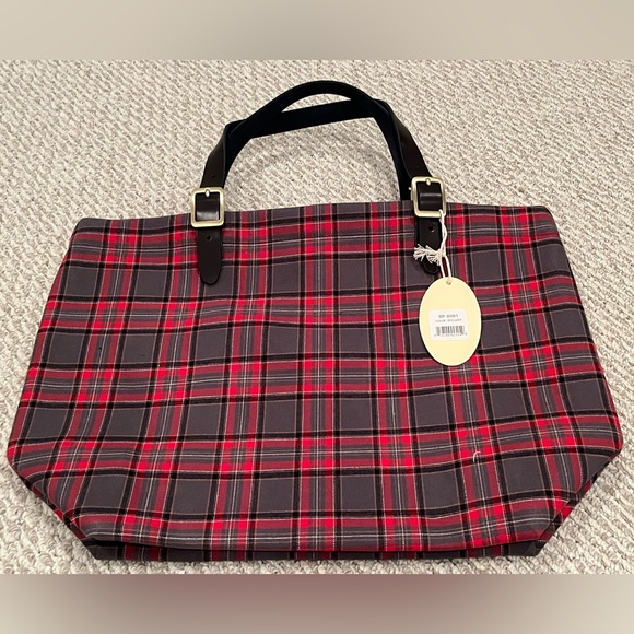 backpacker Handbags - Backpacker Flannel Tote